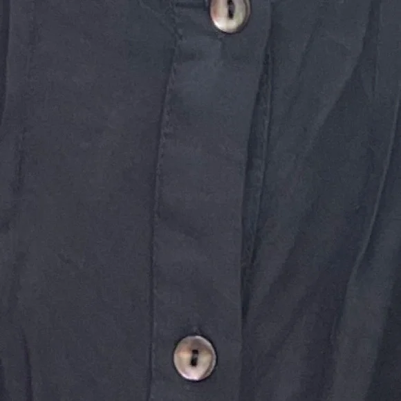 Boho babydoll Y2K milkmaid black lace tunic mini dress - Picture 4 of 5